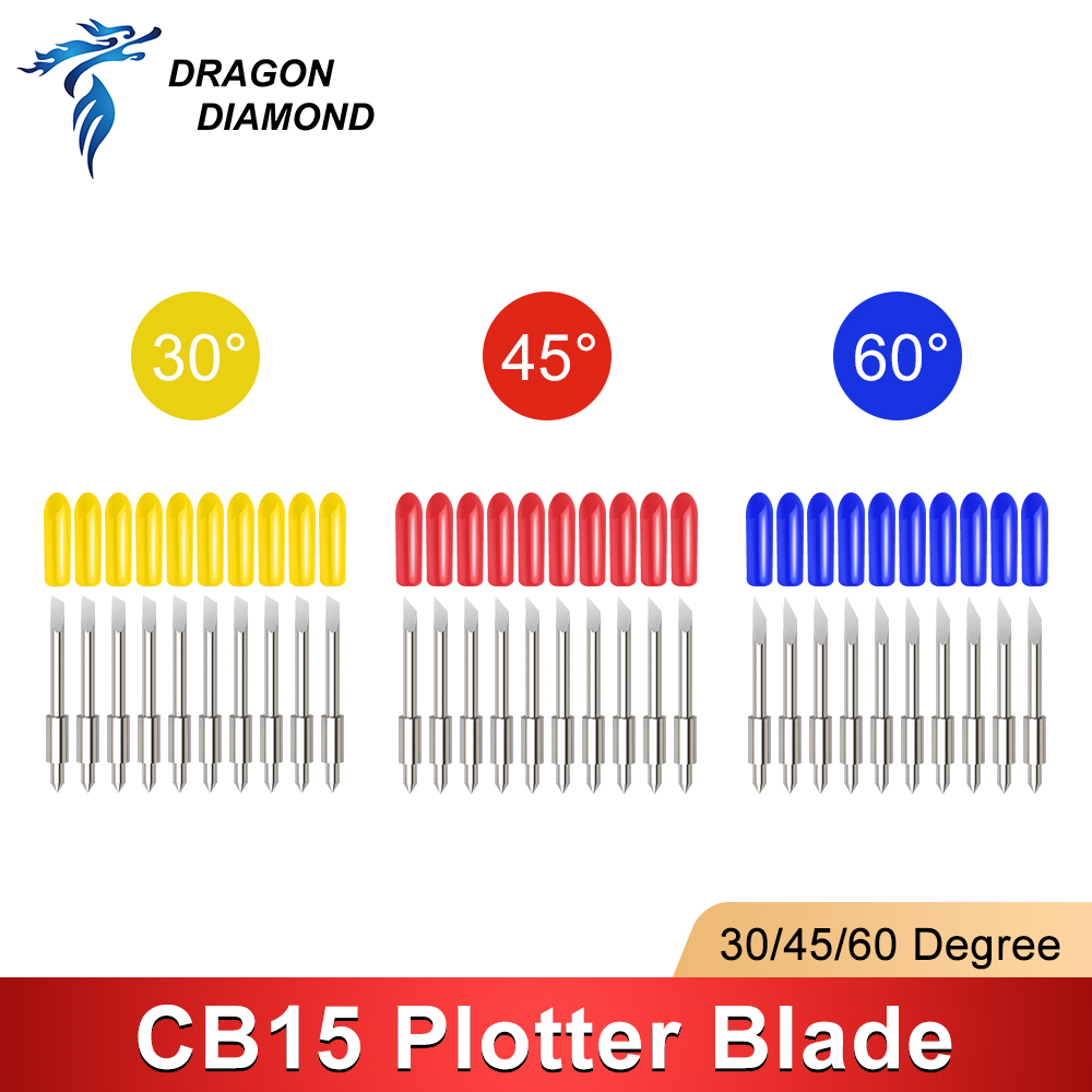 Vinyl Cutter Plotter - DRAGON DIAMOND 5 Stück 30/45/60 Grad