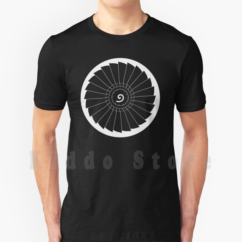 Commercial Shirt Printing - B-737 Turbine Commercial Engine T-Shirt Herren