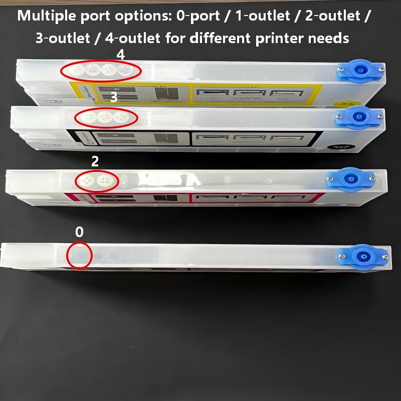 Eco Solvent Ink Cartridge - Nachfüllbare Sekundär-Tintenpatrone mit 0-4 optionalen Löchern