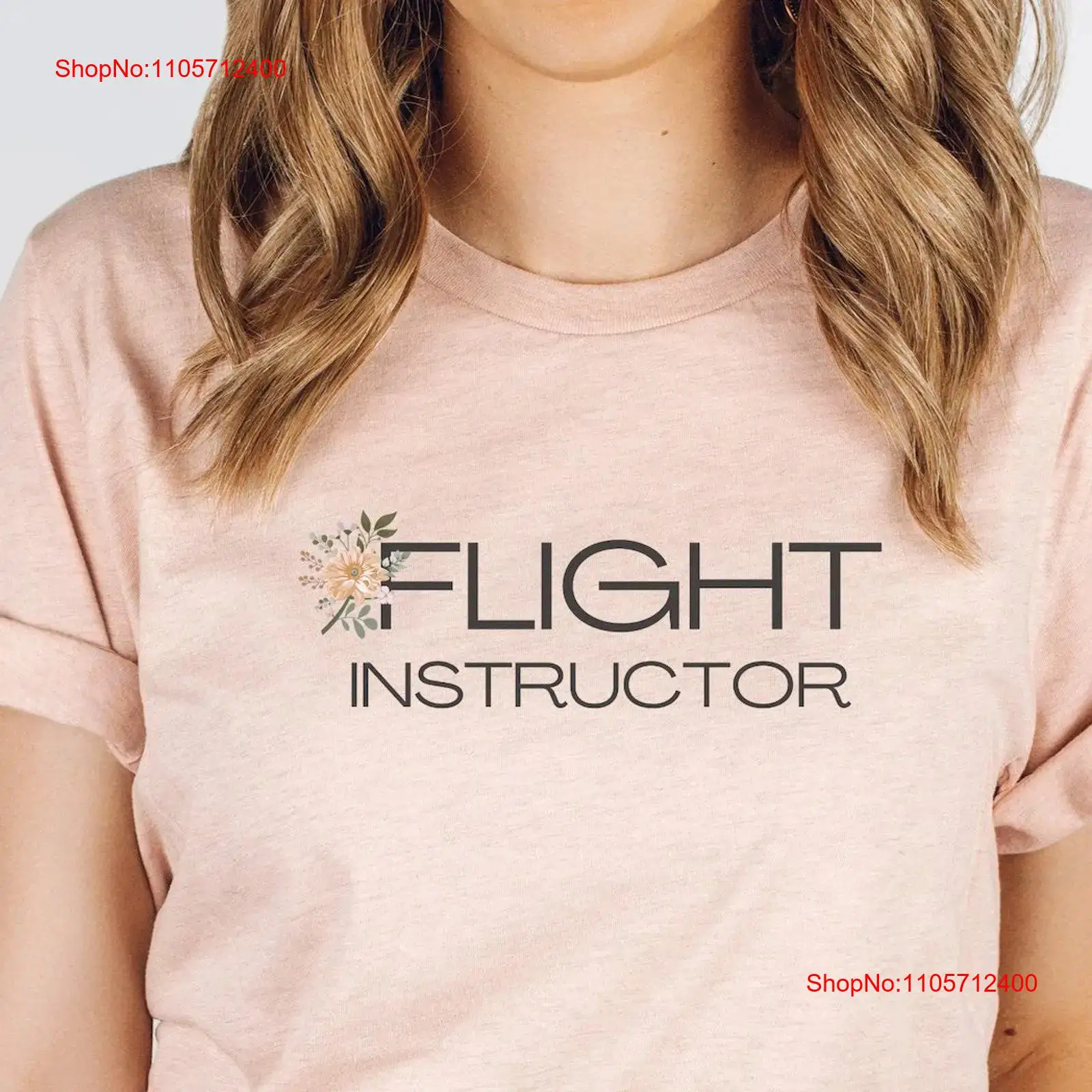Floral Flight Instructor T-Shi – Commercial Shirt Printing Bewertung und Preis
