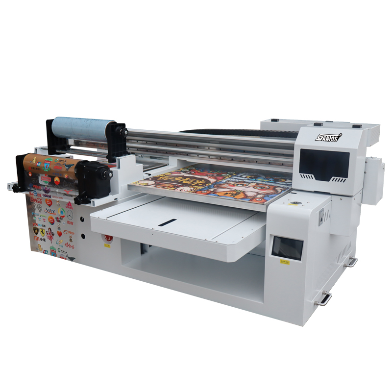 Großformatiger Flachbett-Rolle – Commercial Uv Printing Machine Bewertung und Preis