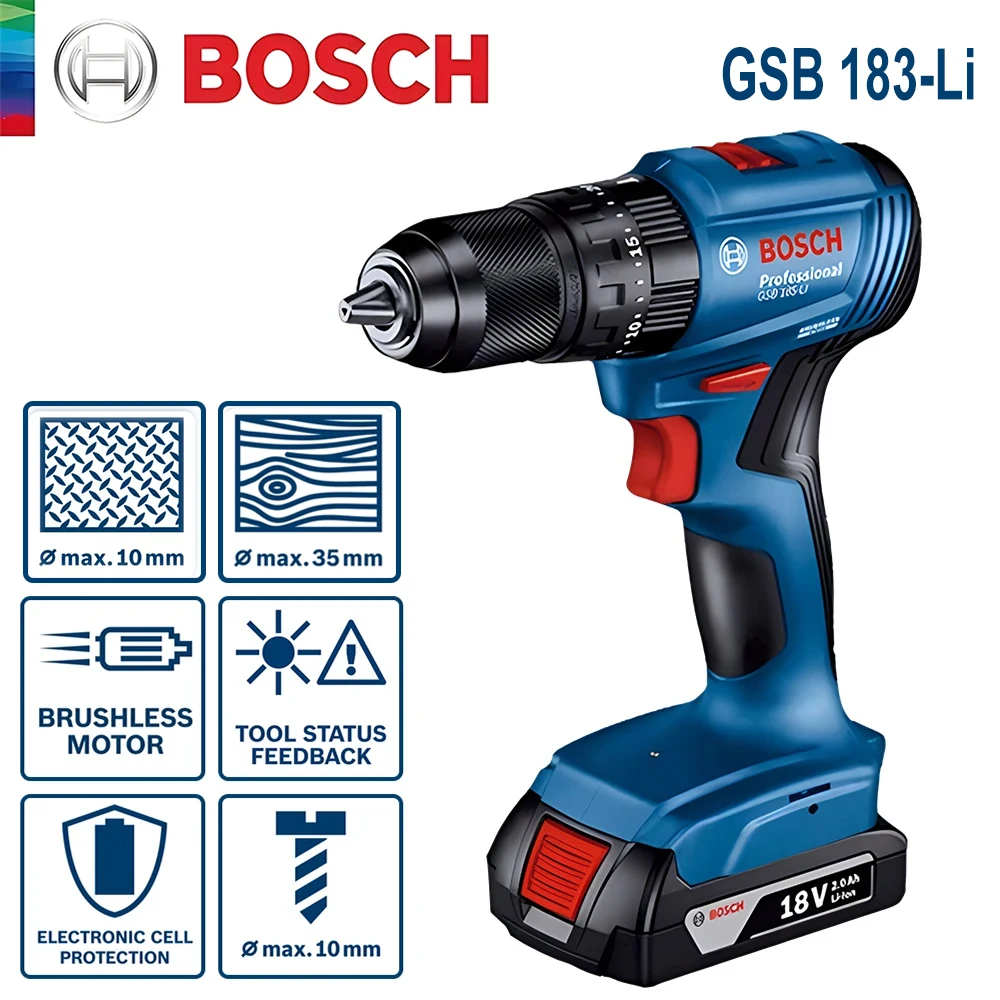 Bosch GSB 183-LI 18V Bürstenlo – Bosch Drill Gsb 18V Bewertung und Preis